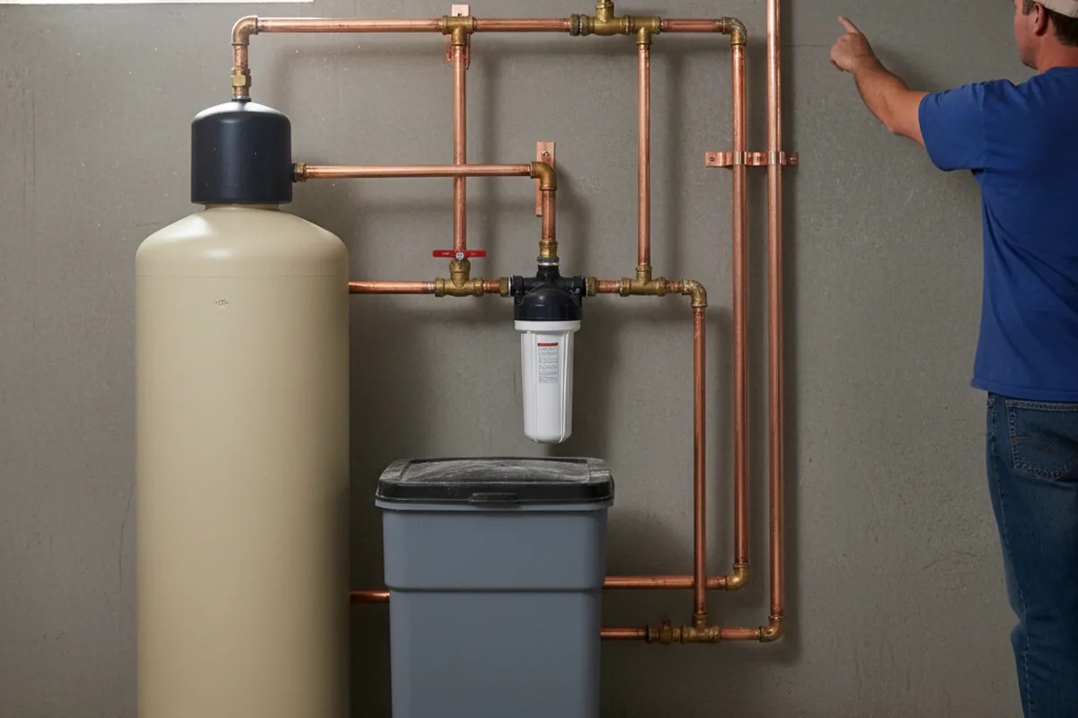 Whole-house water treatment system installed in San Rafael